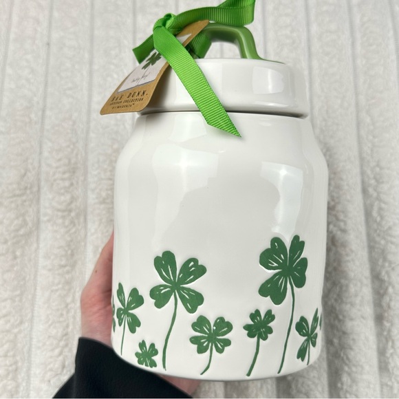 Rae Dunn Lucky Clover Jar Canister - Picture 6 of 13